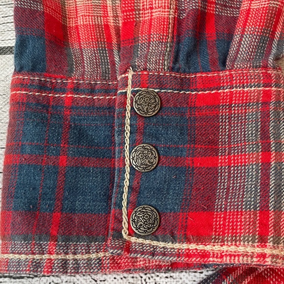 RYAN MICHAEL PLAID SHIRT RED & BLUE
Size L - Picture 5 of 11
